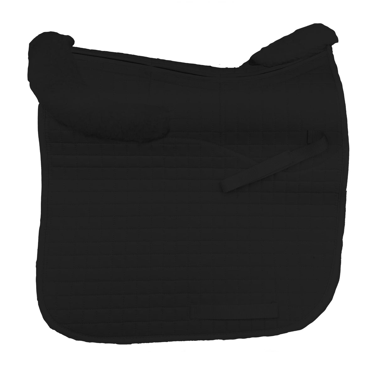 Majyk Equipe Dressage Pad Correction with Impact Shims Black/Black Merino Wool