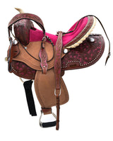 Pink Western Saddle Kit - 12"