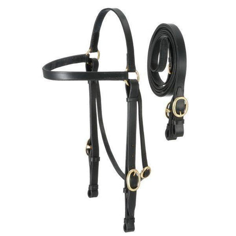 Leather Barcoo Bridle-The Wholesale Horse Wearhouse