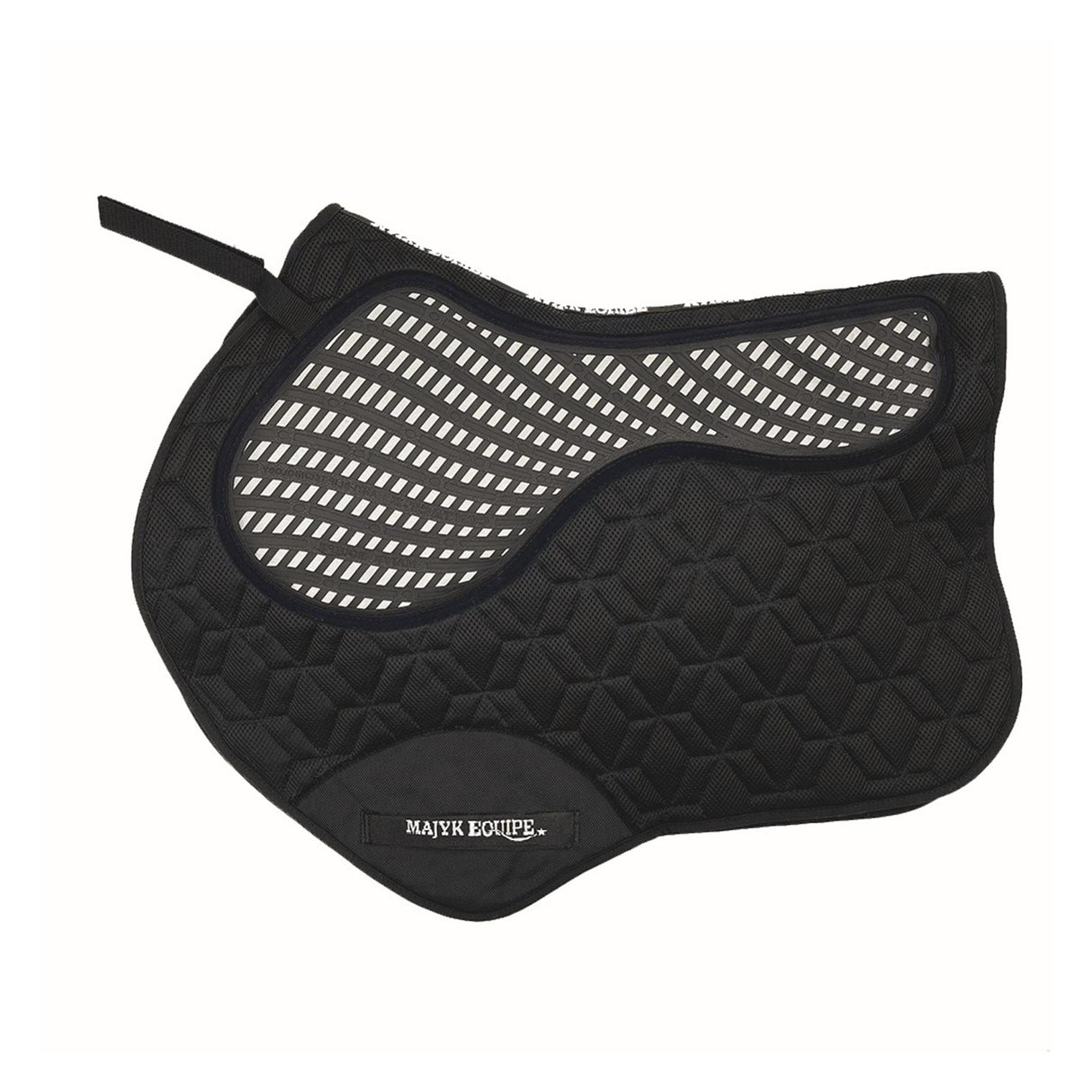 Majyk Equipe Jump Pad Non Slip Cool Mesh with Impact Protection Black