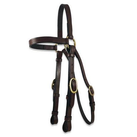 Leather Barcoo Bridle - Brown