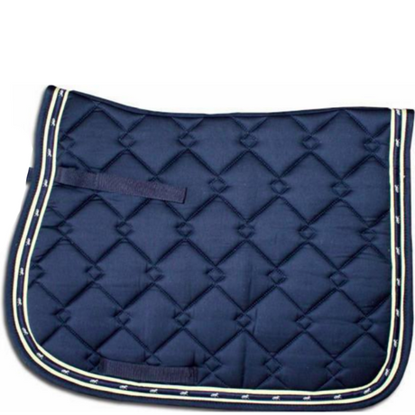 Diamond Quilted All Purpose Pad - Navy-Ascot Equestrian