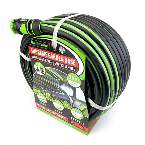 Supreme Garden Hose with Fittings - 12mm x 30m