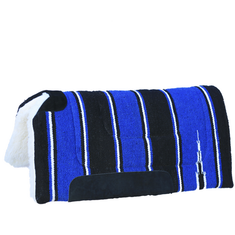 Navajo Cut Back Blanket - Blue-Ascot Equestrian
