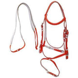 PVC Bridle - Red-Ascot Equestrian
