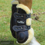 Kentaur ‘Roma’ Leather Front Boots with Sheepskin