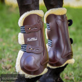 Kentaur ‘Roma’ Leather Front Boots with Sheepskin