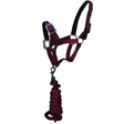 Red Halter with Lead-Ascot Equestrian