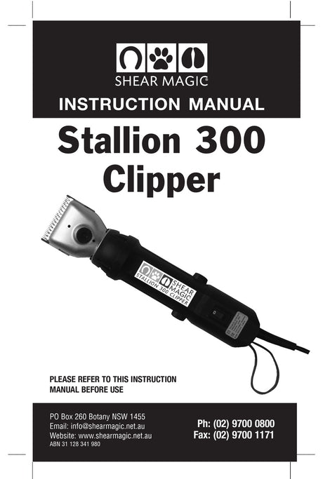 Shear Magic 300 Clippers (Stallion)